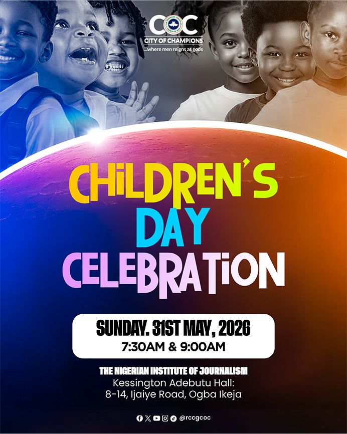 RCCGCoC's tweet photo. Come and watch our children worship the Lord like never before! Their praise, their joy, their moment 🙌🏽

2 services:
7:30am First Service  
9:00am Second Service 
Bring the whole family. It’s going to be special Sunday!  
See you there 😊
#SundayService 
#childrensunday #rccgyp7 https://t.co/6uRSkWpCOE