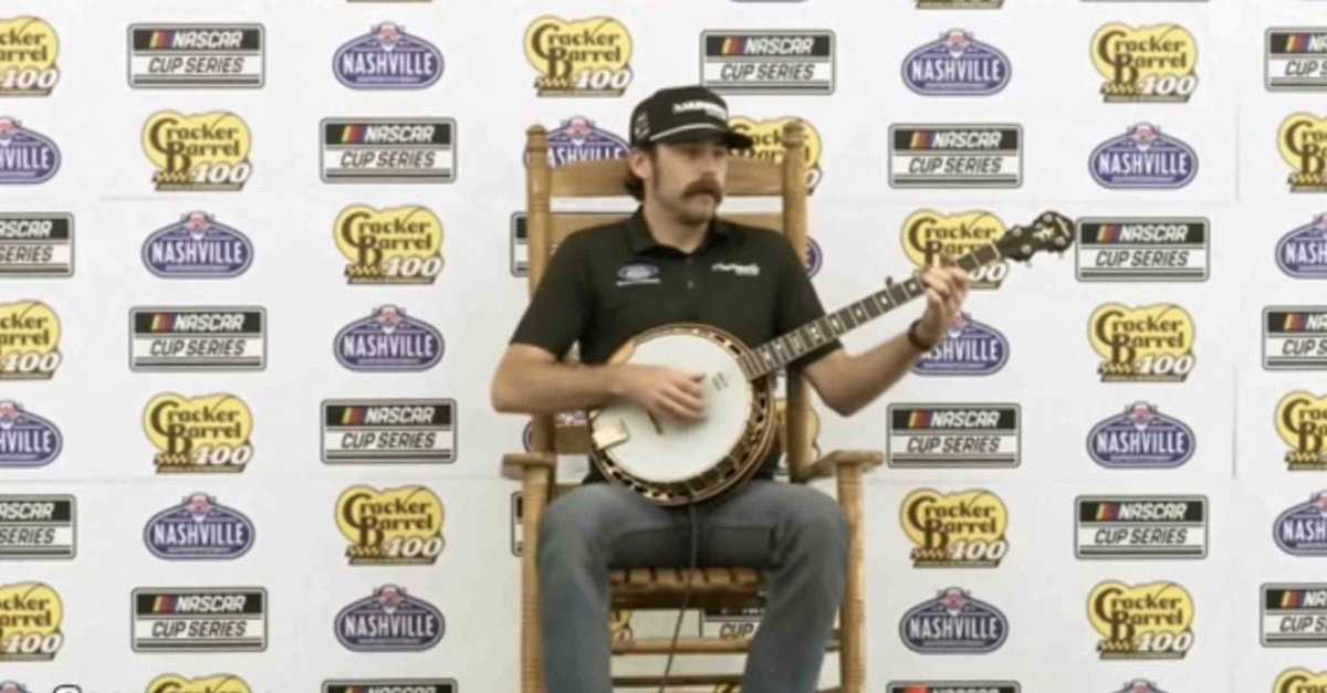 nascarcasm's tweet photo. "This one here's called 'Foggy Mountain Breakdown.'" #AISlop https://t.co/UXRUfXzK3K