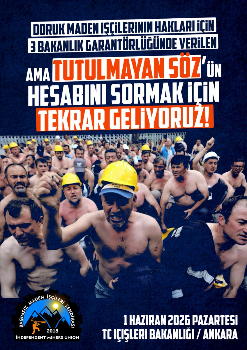 Bağımsız Maden İş tweet media