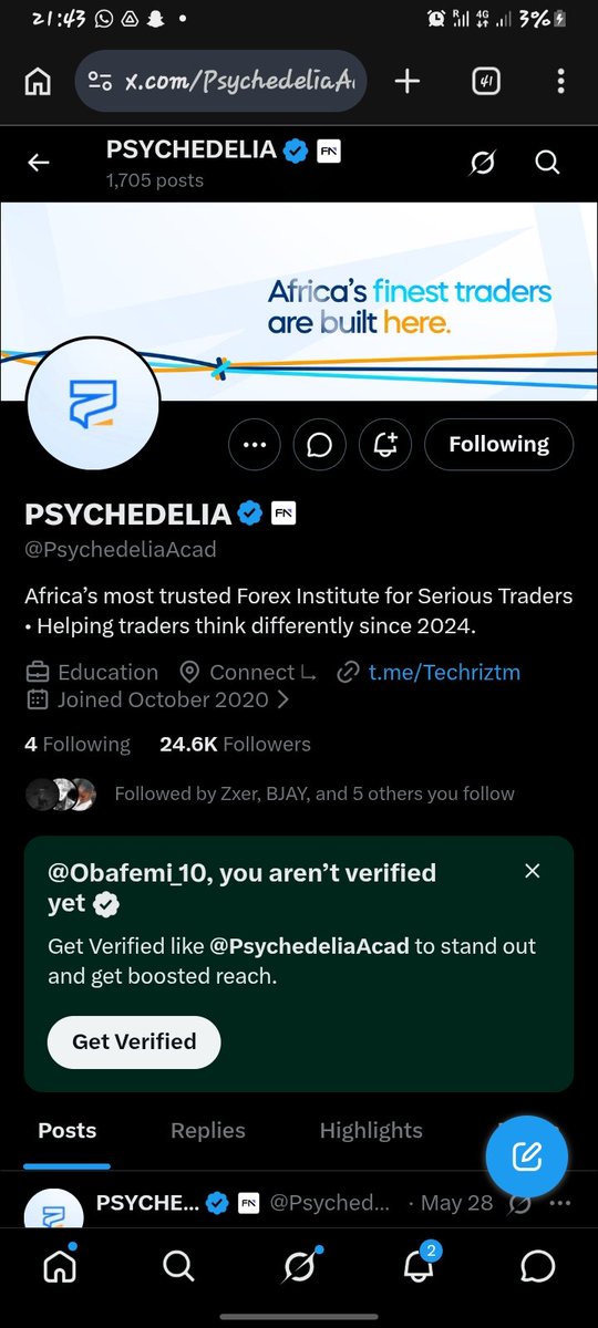 Obafemi_10's tweet photo. @Techriztm @PsychedeliaAcad @FundedNext done https://t.co/RspCyI6Cgy