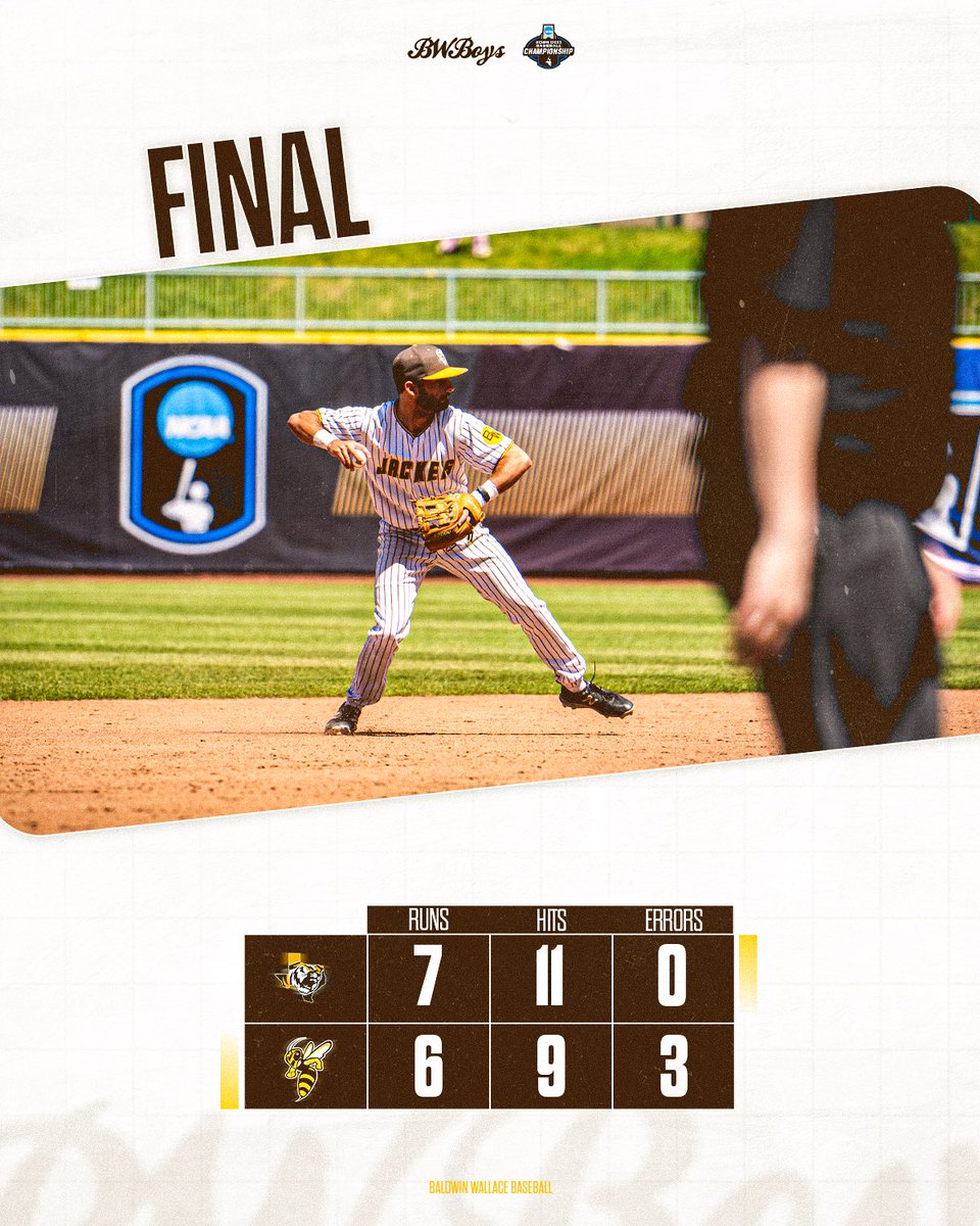 BWUBaseball's tweet photo. final

#BWBoys #d3b https://t.co/Fecu67grIC