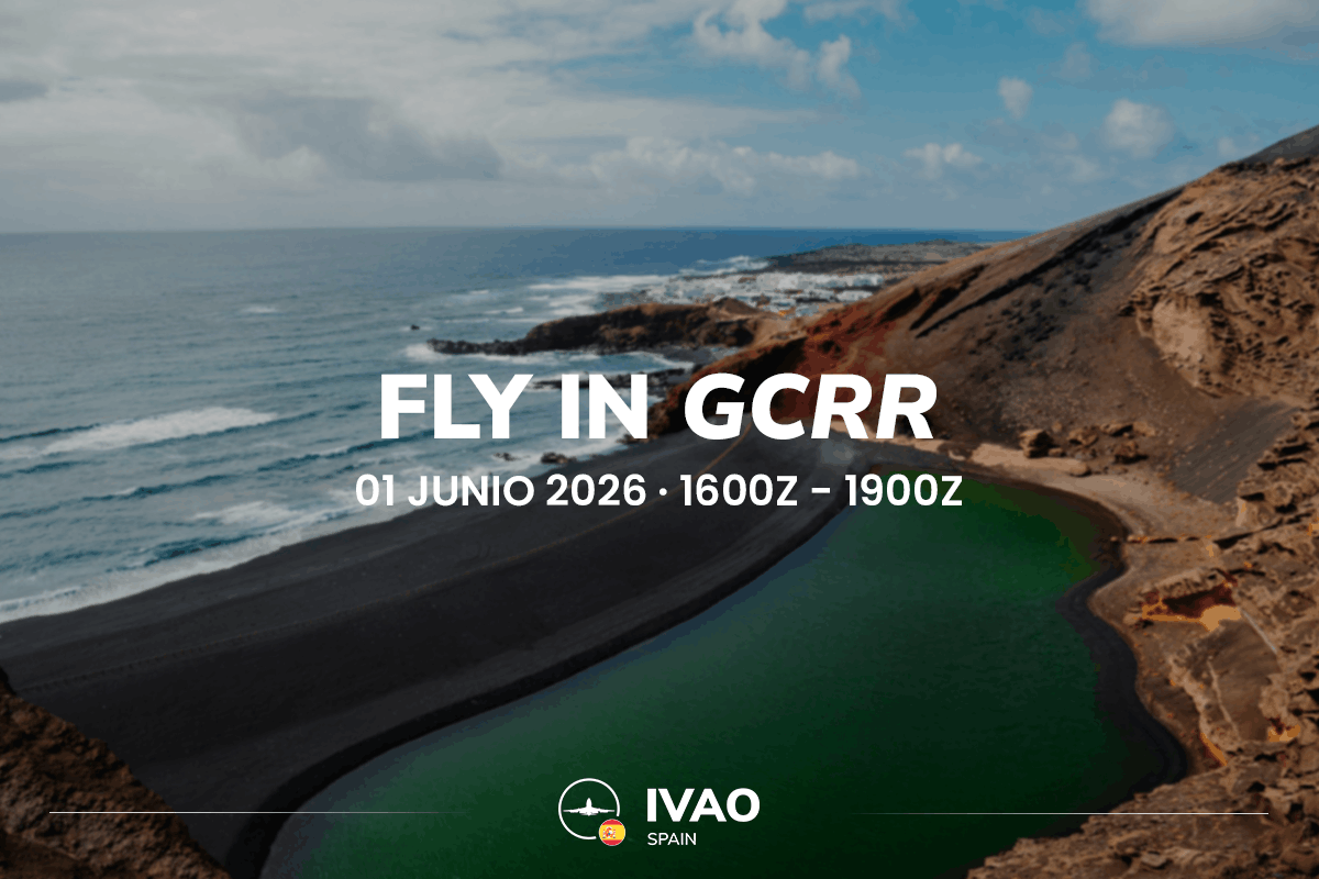 IVAOES's tweet photo. Junio esta a la vuelta de la esquina y que mejor manera ahí de empezarlo que con un Fly In a la isla canaria de Lanzarote 🏝️ https://t.co/KH9gN18wj7