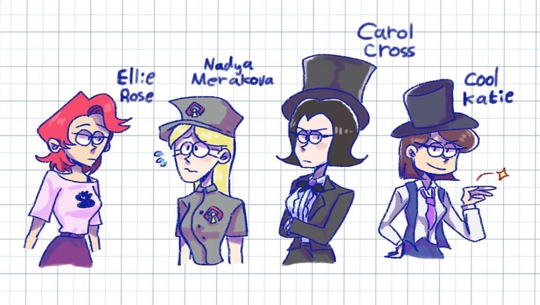 TheSse0niSide's tweet photo. Old THSC female character doodles in a new cartoonish style I was experimenting with ✨😭
I was still trying to figure out my art style back then, but this one was pretty fun to draw lol

#HenryStickmin #THSC #Fanart https://t.co/raSONtnfS4