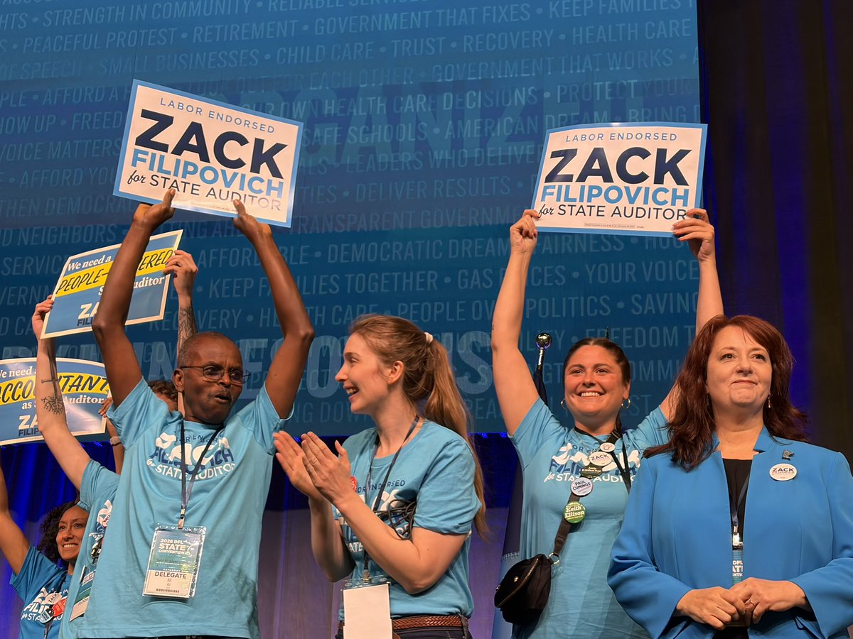 taylr's tweet photo. JULIE BLAHA FOR ZACK FILIPOVICH!!!

the outgoing auditor has endorsed her successor at the DFL convention https://t.co/7m2ZD6BL2C
