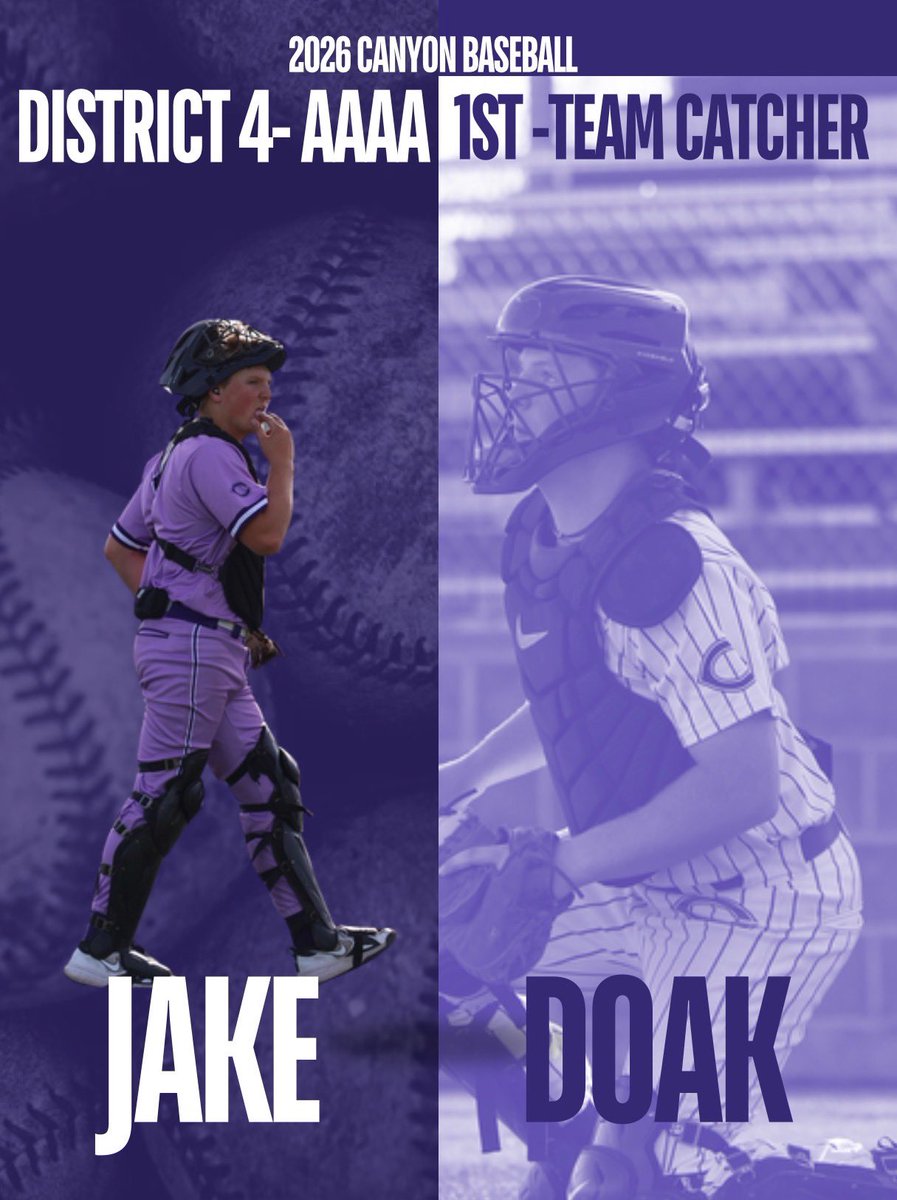CHShardball's tweet photo. 2026 4-4A 1st Team Catcher! https://t.co/nZQLJQEBzy