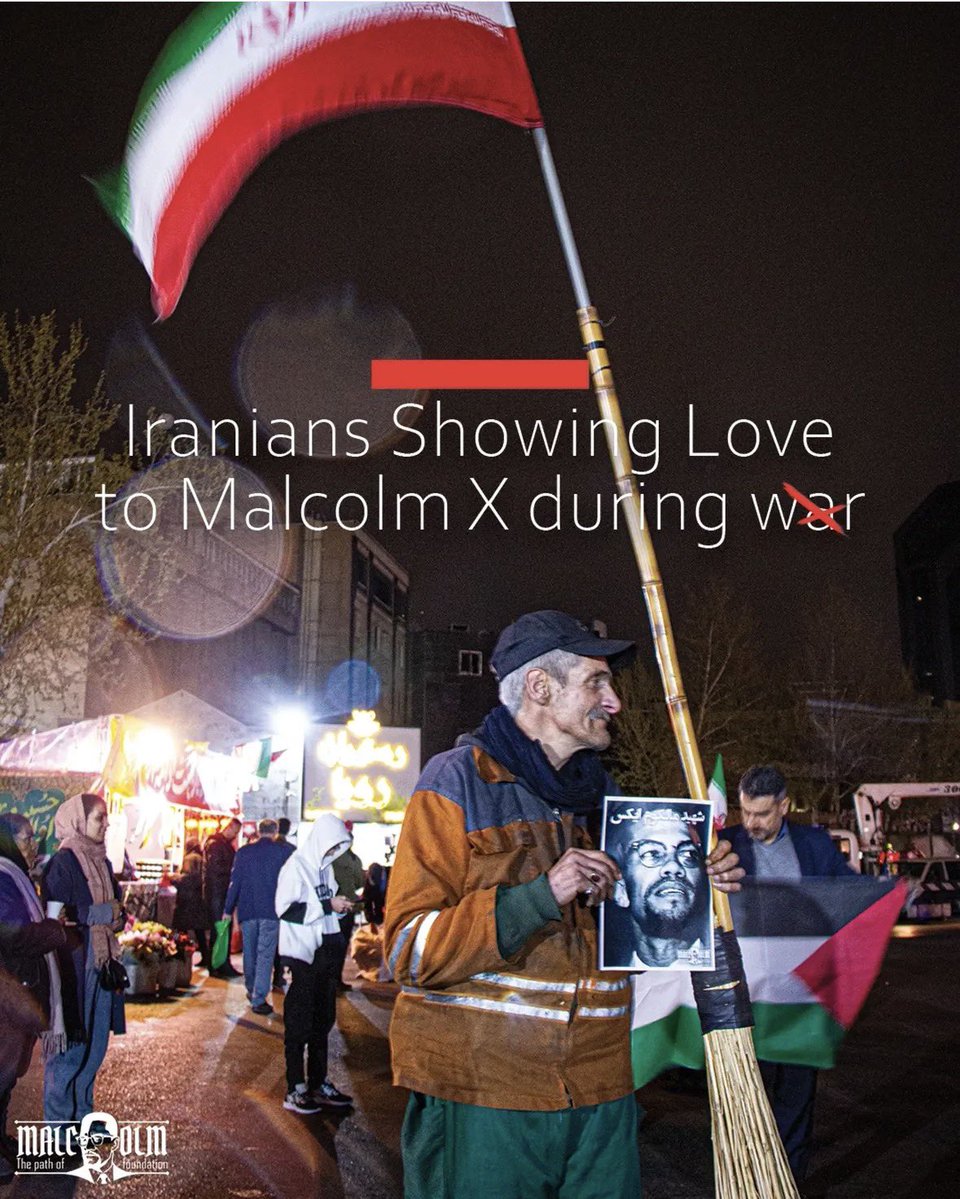 RS613506's tweet photo. On April 2nd, 2026 NYC Mayor Zohran Mamdani collaborated on a post with the Iran based and potentially IRGC linked Malcolm X Foundation. 

His amplification caused a nearly 10x in the distribution of their propaganda, which is designed to sow division and undermine foreign policy.