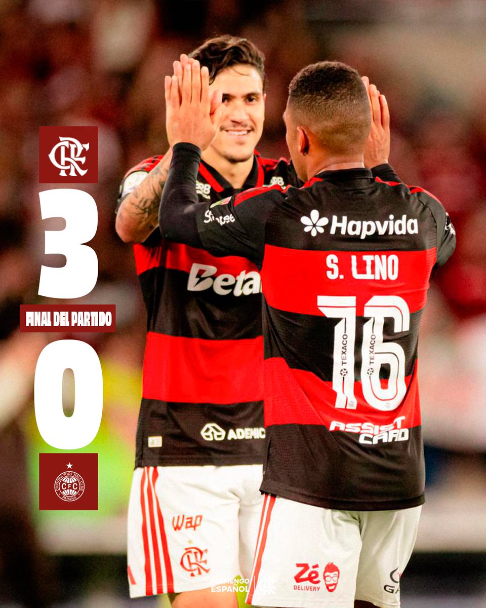 Flamengo_es's tweet photo. Goleada para terminar el semestre. https://t.co/sfMUoOUUef
