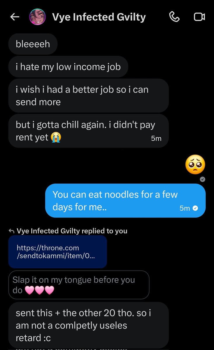 SubmitToKammi's tweet photo. Is it just me or is it really hot knowing I can get away with this??

I almost feel suck from stuffing my face and this pervert feeds me more!! 😵‍💫🩷

Who am I to resist a tasty treat though..~ https://t.co/s0Yf6hoOCk