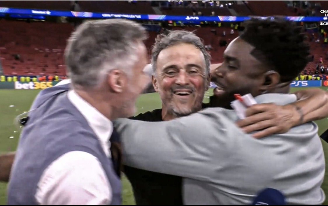 Carra23's tweet photo. PSG win back to back  #ChampionsLeague &amp; that means three CL trophies for the amazing manager Luis Enrique! https://t.co/Pf2Ygkxejg