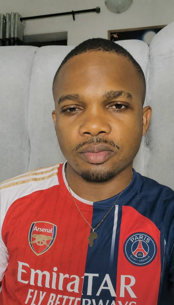 Dwisdomsempire's tweet photo. Wetin concern me 🥳 

#Arsenal #psg https://t.co/NVexFqGSOT