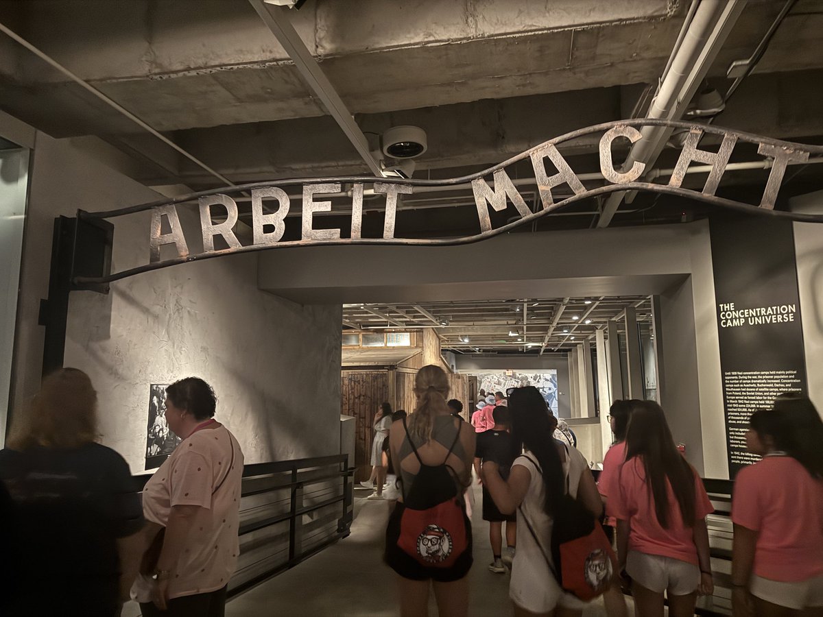 MrsArteman's tweet photo. Holocaust Museum - we couldn't hardly drag some of them away! https://t.co/o9gQFq54Id