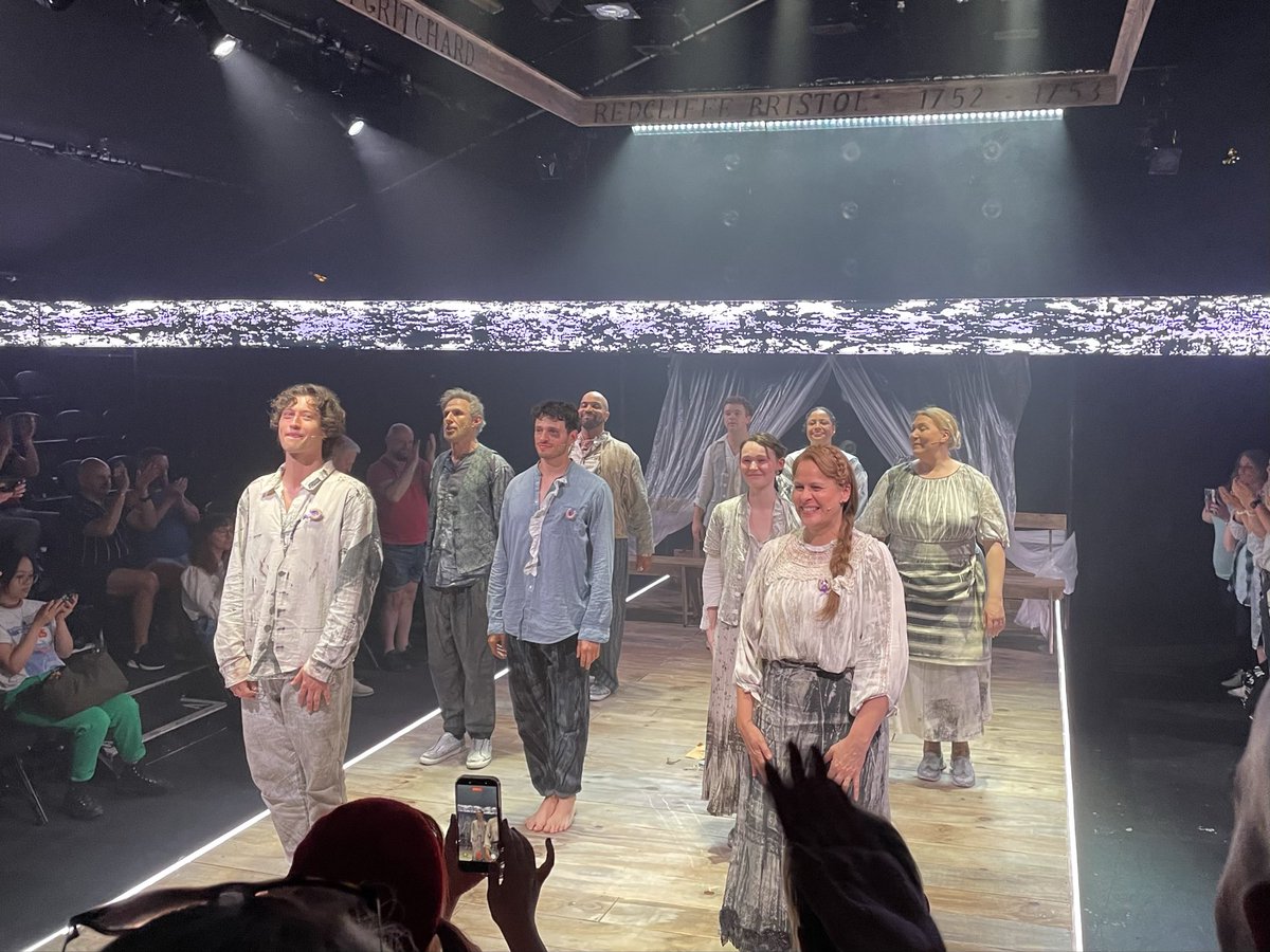 StuartReviews's tweet photo. Pre-set and bows for this evening’s performance of REDCLIFFE at Southwark Playhouse.

Some terrific work from the team and clearly a labour of love for JLG. Review to follow.

@EmmaHollandPR @swkplay #RedcliffeMusical #JordanLukeGage @LBO_Theatre https://t.co/yQU35TyTio