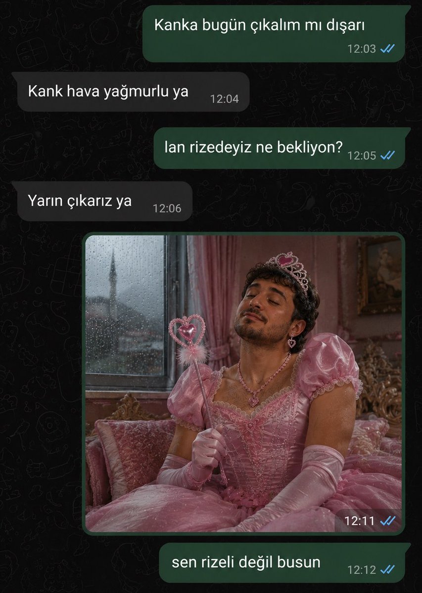 nocontextrize's tweet photo. Baba evinde prensesler gibi 😂 https://t.co/bbiyGHJReR