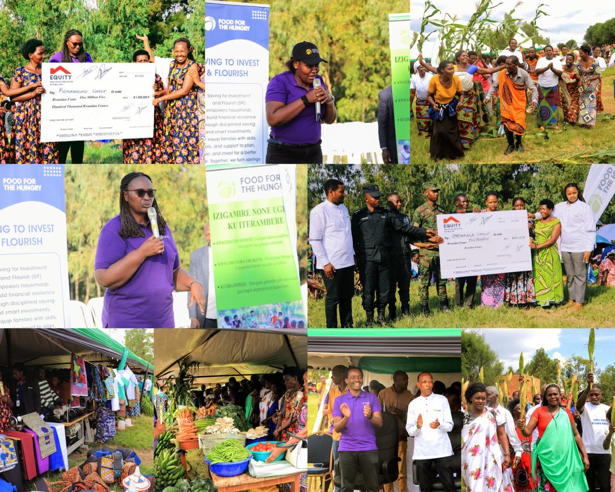 FH_Rwanda's tweet photo. Yesterday in Gatunda, @NyagatareDistr , FH Rwanda recognized innovative saving groups that are turning ideas into thriving businesses. Winners received startup capital to scale businesses in tailoring, agribusiness, food processing, and agriculture.

#SavingToInvest https://t.co/ns4bmWJQNS