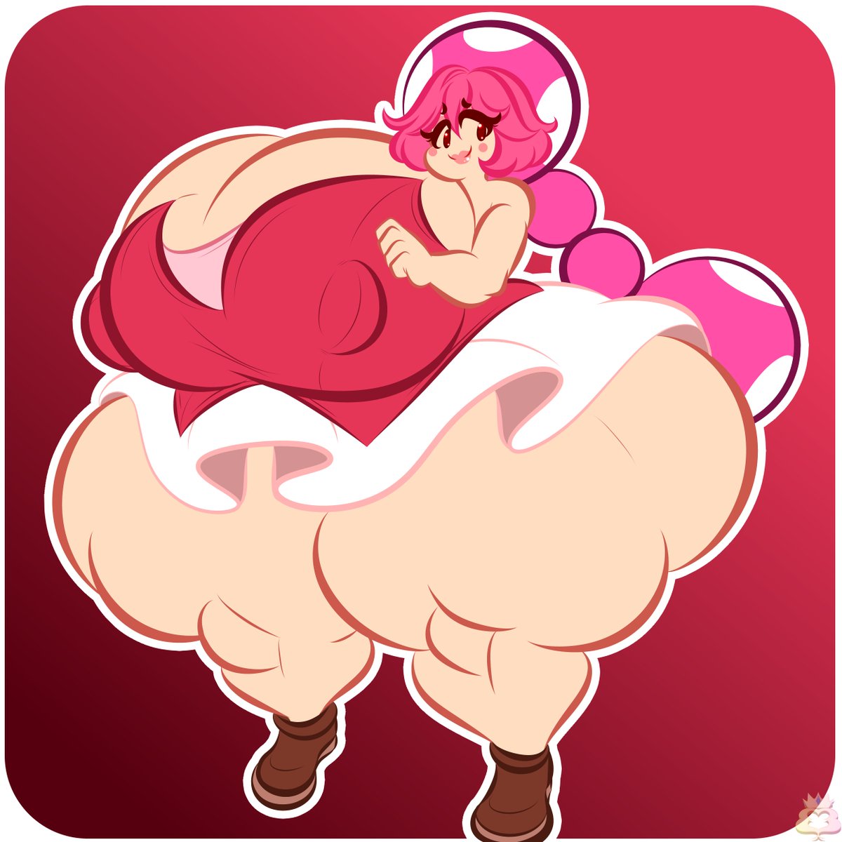 MsPrismatic's tweet photo. Here's a design of Toadette! https://t.co/laRYAsxuvZ