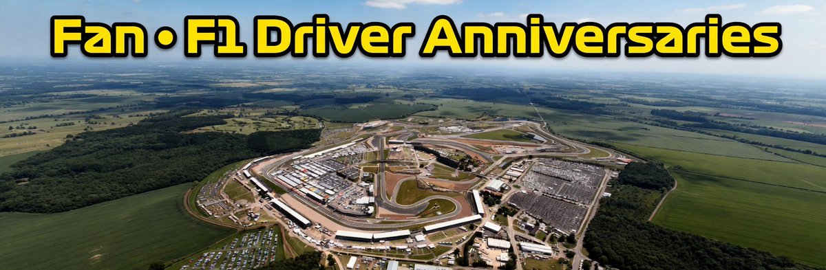 Fan • F1 Driver Anniversaries 🏁 tweet media