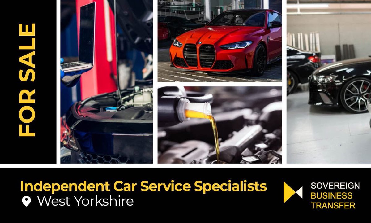 SovereignBT's tweet photo. Highly regarded independent car service specialist for sale in the West #Yorkshire area, specialising in prestige &amp; performance vehicles. Compelling investment for those seeking a profitable and reputable automotive enterprise. 

More info 👉 https://t.co/Yc5KUm8FAb https://t.co/rziQZWSUPL