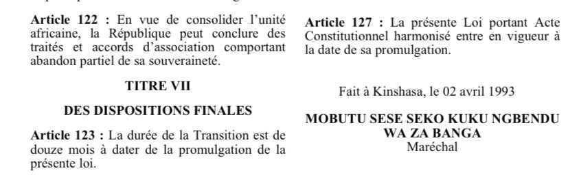 Fffffff416921's tweet photo. @VistCongo Article 122 de la constitution que veut nous ramener l’UDPS https://t.co/BzB3qlPliG