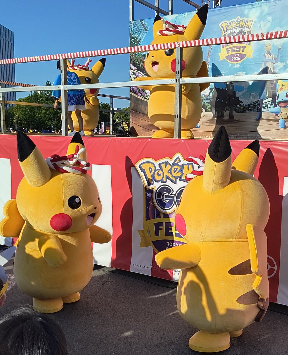 Ra_Sen_Oh's tweet photo. 昨日のピカチュウちゃんたち可愛すぎる
やばいでしょこれ https://t.co/7lkdUjqWQ4