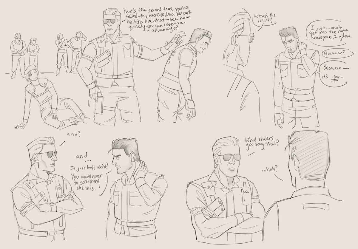 Kashuans's tweet photo. #residentevil #albertwesker #chrisredfield #jillvalentine (1/2) https://t.co/Qkdl0O3KFP