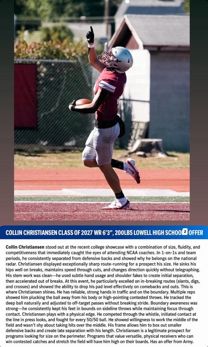CollinCC15's tweet photo. Thank you @ScoutingNE for the great write up!! I’m Ready to get back to work after a great baseball season! Hitting 2 Gym sessions a day M-F with speed and skill work on the weekends! https://t.co/9E0xvKerm4