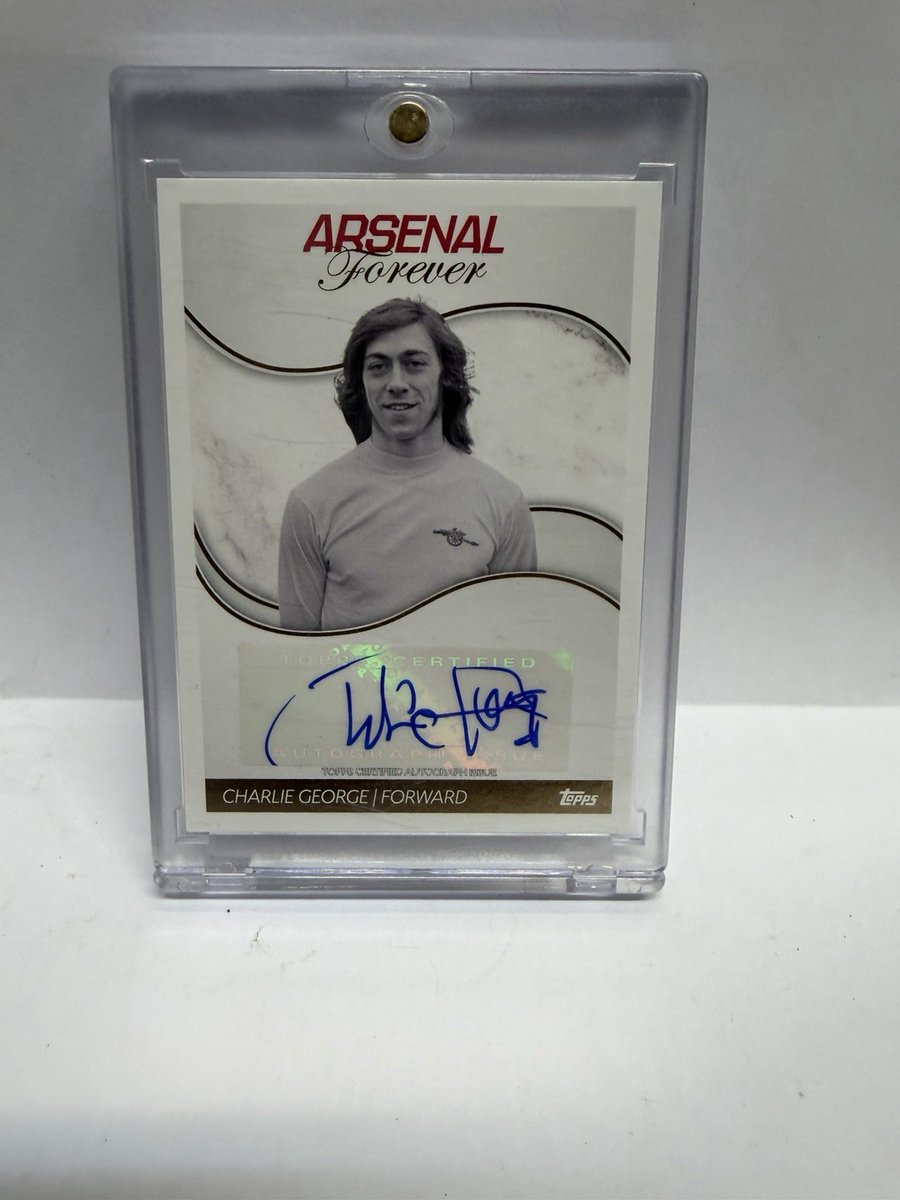 GoonerGoods's tweet photo. Charlie George 2023-24 Topps  Forever Auto Al-cg  
🔗 https://t.co/lQnBrfgmJ9  
 #ad https://t.co/cE0w8pO1H6