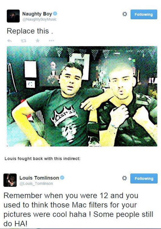leanevag's tweet photo. @thmhd__ @zwiftiebaby I think louis didnt like Zayn lefting the band… https://t.co/swtZ22O2aq