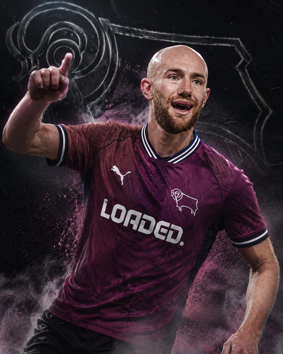 LindPlay5's tweet photo. Thought I’d create an away shirt, inspired by the old Burgundy puma kit. 

Modeled by POTY Matt Clarke 
@dcfcofficial 
#dcfcfans https://t.co/VHpGqPzGuW