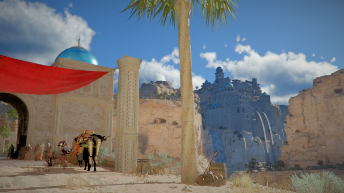 CharlieChitty's tweet photo. Crimson Desert is wild because what do you mean there's an entire map area and city the size of another game that's not even used in the main quest. https://t.co/W7Nl1wKsa1