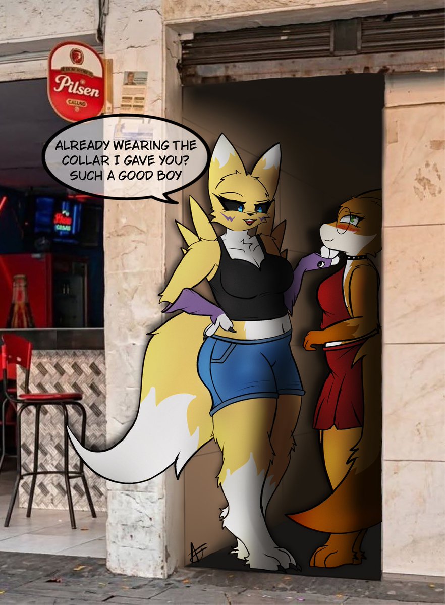 Freypawbs's tweet photo. Renari really know how to make him blush.
like these two are hitting it off XD https://t.co/LobvwArRZG