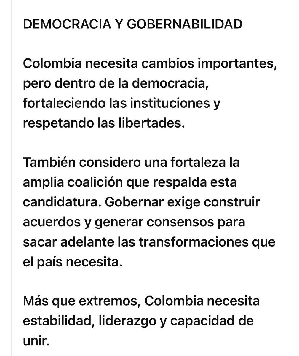 anibalgaviria's tweet photo. INVITO A VOTAR POR PALOMA Y OVIEDO.  NO A LOS EXTREMISMOS SI A LA UNIDAD. https://t.co/A7SBxicRuL