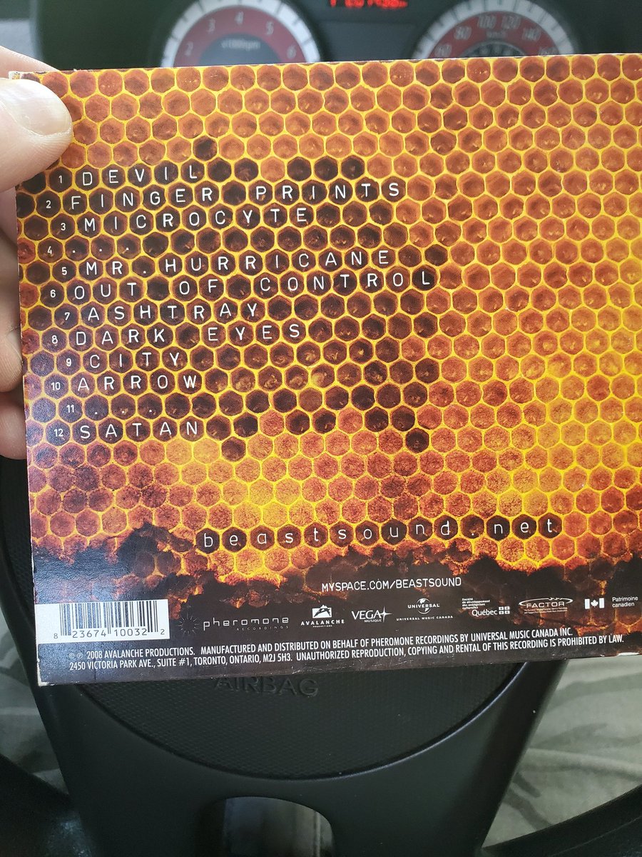 CaptainTCx's tweet photo. I pulled this CD as a random from a thrift shop, it's almost 20 years old and contains a myspace/beastsounds plug on the back. IDK who JP Goncalves/B.Bonifassi and S.Wilcox are but I hope they're still making music because this album is awesome lol https://t.co/LUDGxGg0KE