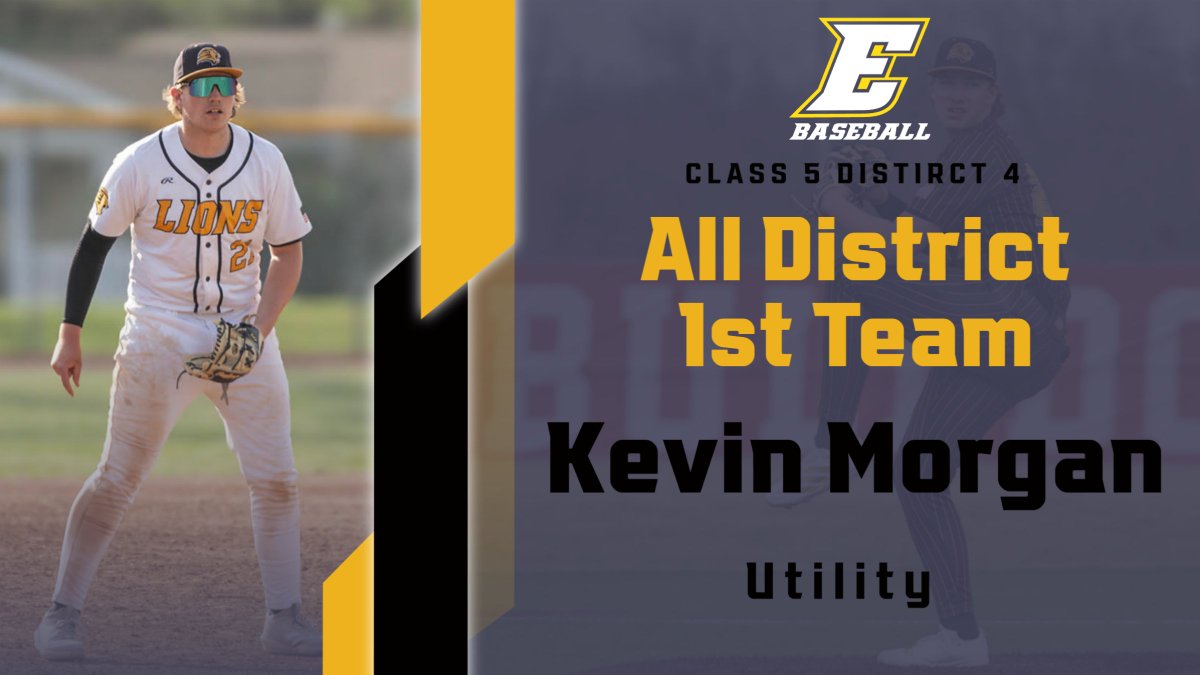 FZE_Baseball's tweet photo. Congratulations to our guy @Kevin_Morgan_13 on earning: Class 5 District 4 - 1st Team - Utility https://t.co/dDSn7SHjBB