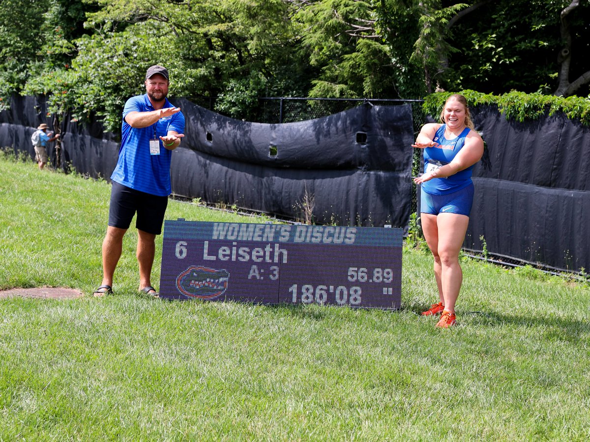 GatorsTF's tweet photo. NCAA East Preliminaries | Discus (W)

off to TrackTown✨ https://t.co/v0QS8zrBM6