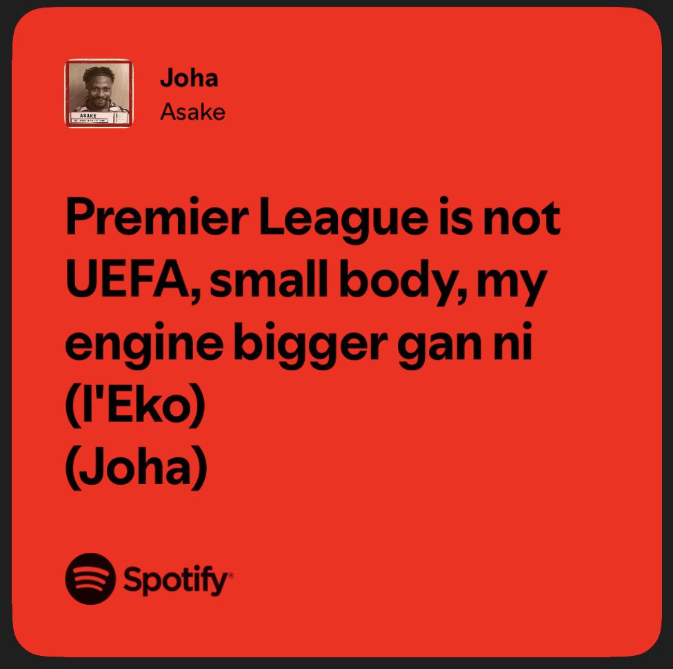 sannispace's tweet photo. @giran_republic Premier league is not UEFA 😌 https://t.co/WWkF8lMuQA