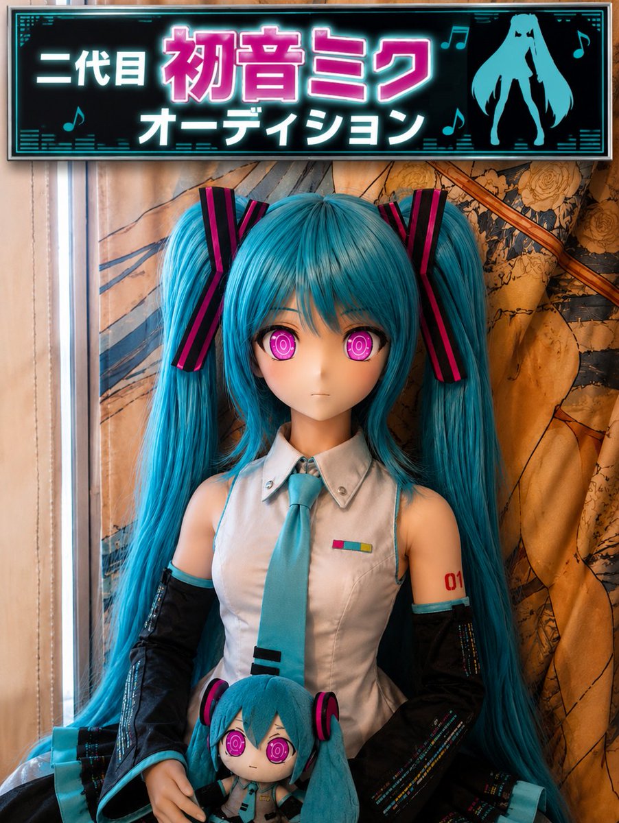 Good morning 😊 Mii-chan has decided to take on the Second Hatsune