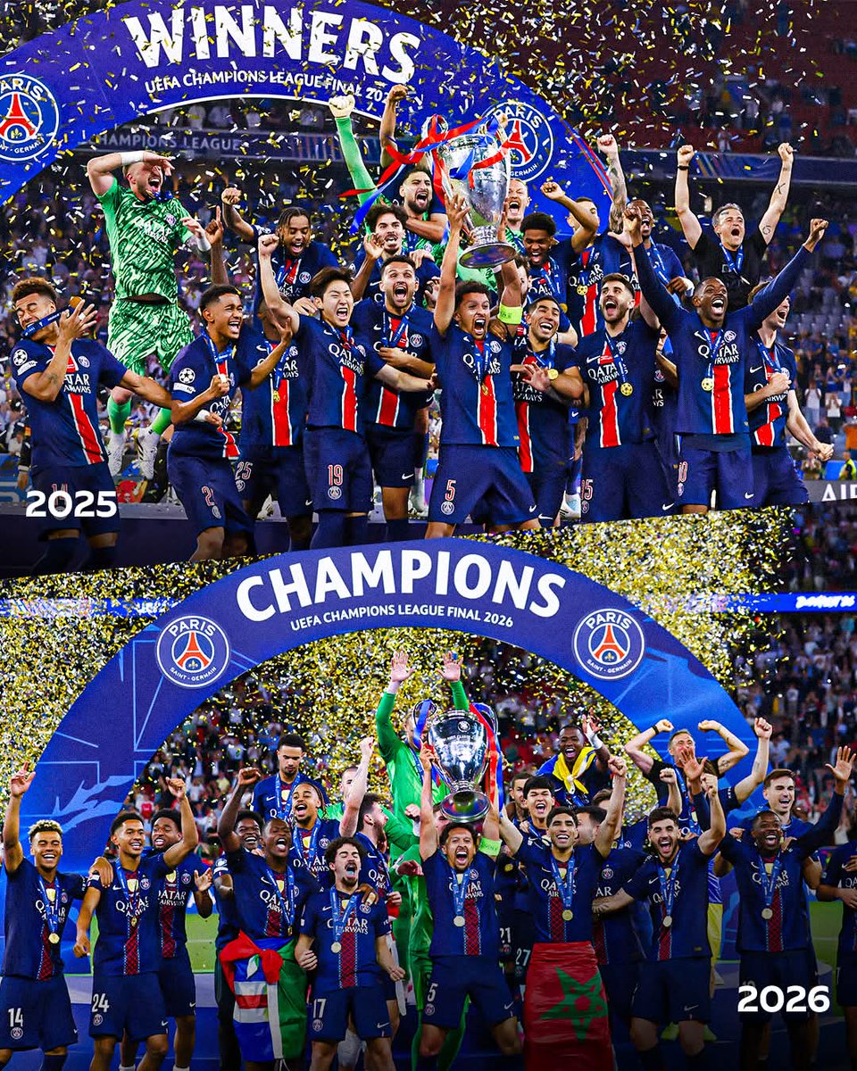 RadioOneSS's tweet photo. Sports Update: Arsenal suffered a massive heartbreak on Saturday, failing to beat Paris Saint-Germain and missing out on the UEFA Champions League title. 

PSG defeated Arsenal 4–3 in a dramatic penalty shootout after regular time ended 1–1 at the Puskás Aréna in Budapest. https://t.co/SunLpJ0ybf