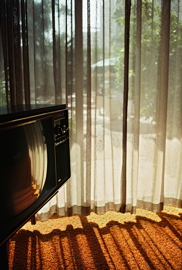 eyeonaxis's tweet photo. Television and Shadows, 1970s by Ernst Haas https://t.co/FXk199UOhJ