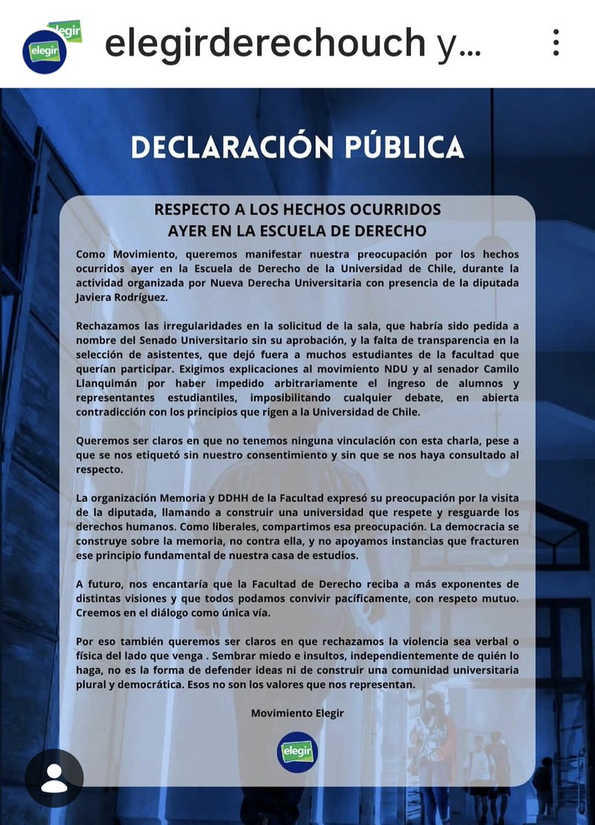 CATA_a_secas's tweet photo. No mienta diputada, usted y sus asistentes prohibieron la entrada a estudiantes de la facultad y movimientos estudiantiles lo q generó la molestia de dichos grupos. Así lo declaran los movimientos de derecha de la facultad (alternativa y elegir) ⬇️ https://t.co/TktjFfjXRL