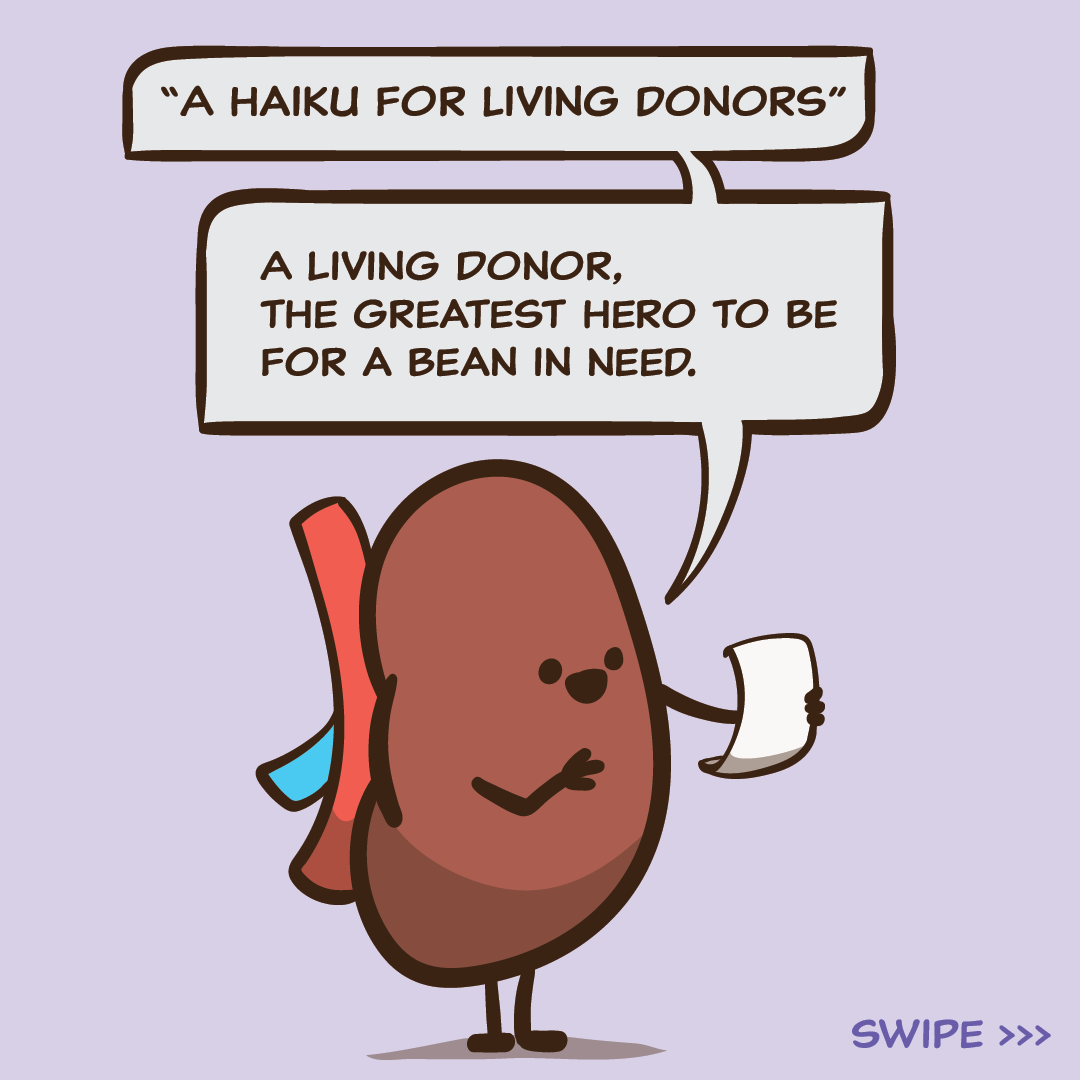 TheLivingBank's tweet photo. It's open mic night, and Kidney Bean wrote a little poem to share. :) https://t.co/t1aUYnl3CT