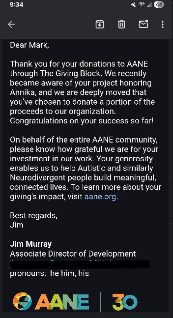 AniArtCoin's tweet photo. $ANI official contract address on Solana:

4X9mk1nkfaXPqsqA9aeHuSc6dEMzshdopSBpi7QTpump

$ANI (Annika) is a charity memecoin supporting 13-year-old autistic artist Annika. Her token benefits neurodivergent kids from underserved families. 10% of creator fees go to @aane_org via @TheGivingBlock to support autistic individuals and their families. The rest supports Annika's education and artistic growth.

Buy. Hold. Make a difference.  ❤️