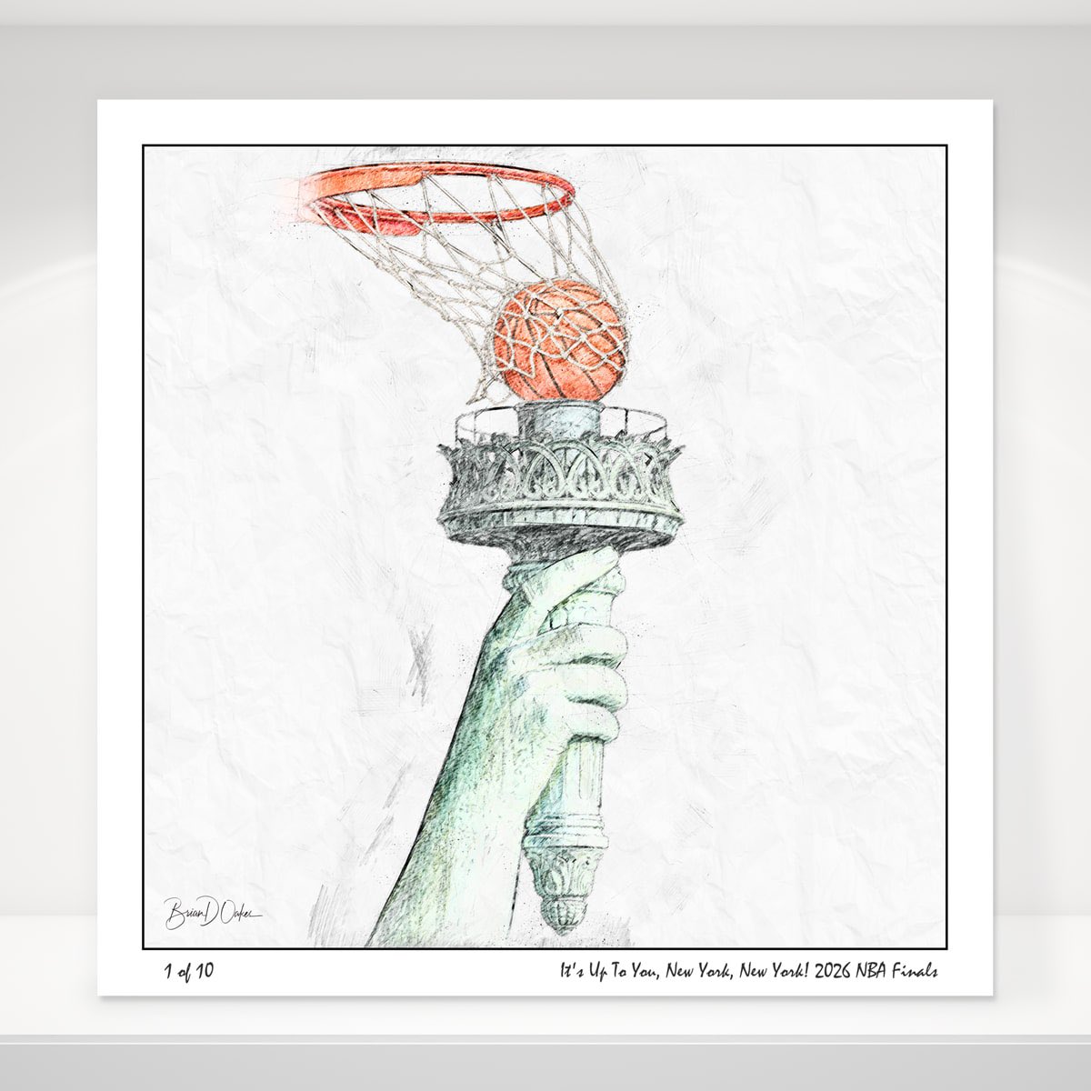 briandoakes's tweet photo. As a New Yorker, I had to make this one. 
🗽🏀 It’s Up To You, New York, New York!

Limited edition artwork celebrating New York’s return to the NBA Finals after a 27-year wait.

https://t.co/wk8qxa4KVM

#NewYorkKnicks #NBAFinals https://t.co/luoJ9pXlE7
