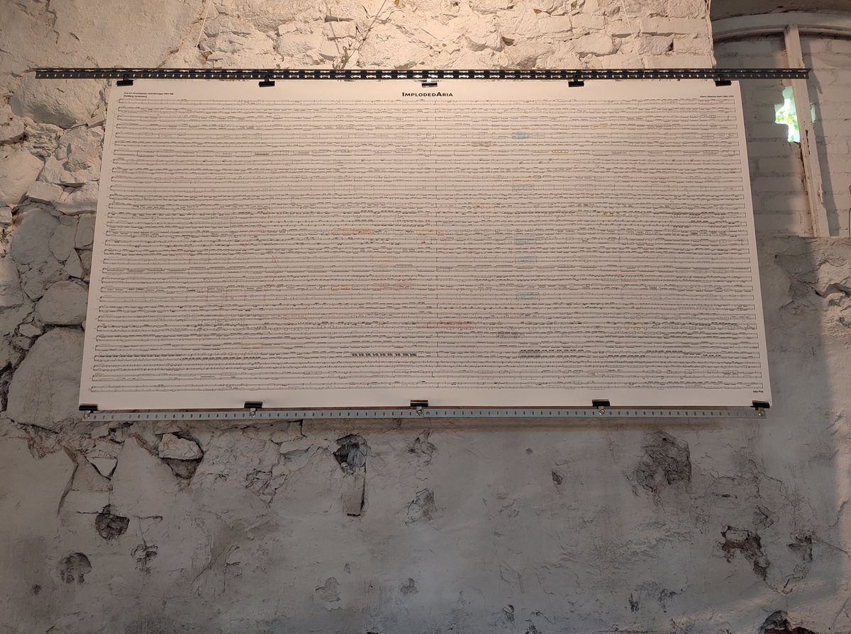jmmmp's tweet photo. Another step in the Goldberg project - presentation of D/Konstrukt_988 in Sonnenburg.  Thanks to Christian Graupner for the organisation and multidimensional support. #soundinstallation #goldbergvariations #bach #puredata https://t.co/LC9iDhmTCU