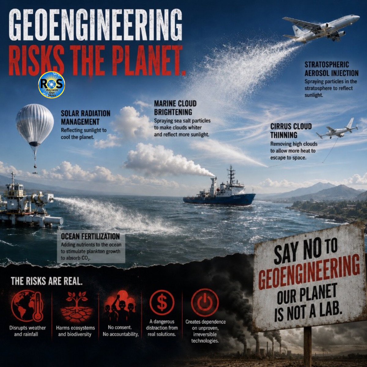 Reclaim Our Skies tweet media