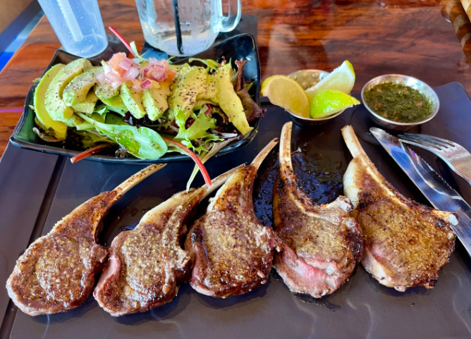 KaylaLewis46382's tweet photo. Paired with fresh avocado salad, tangy lime, and a secret green dressing, every bite is a delight! https://t.co/bVDg96uo0B