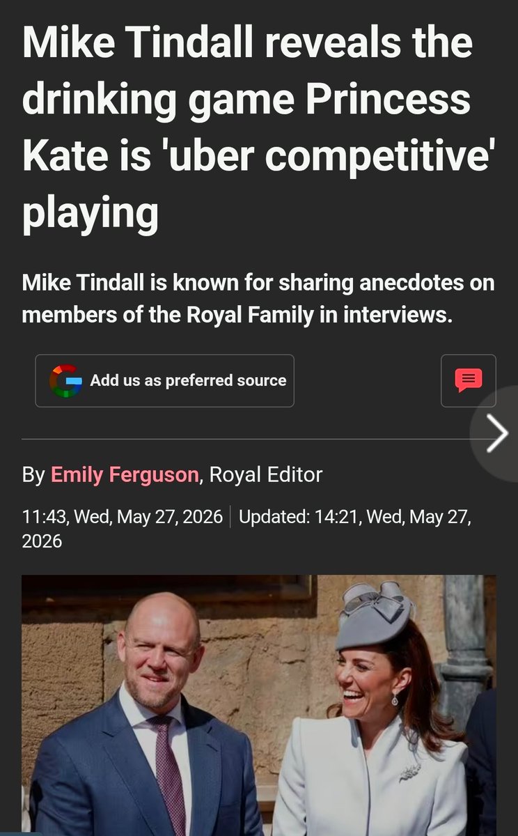 NSome1ne's tweet photo. 👇 Reason nr 1099 why i will never believe #KateMiddleton cancer story.
She never had cancer, never underwent any chemotherapy, etc.
I don't even believe the abdominal surgery story. 👈 Drinking games?👇
No wonder her facial skin is droopy like a bulldog's. #DroopyDog. https://t.co/AvigAgsvGg