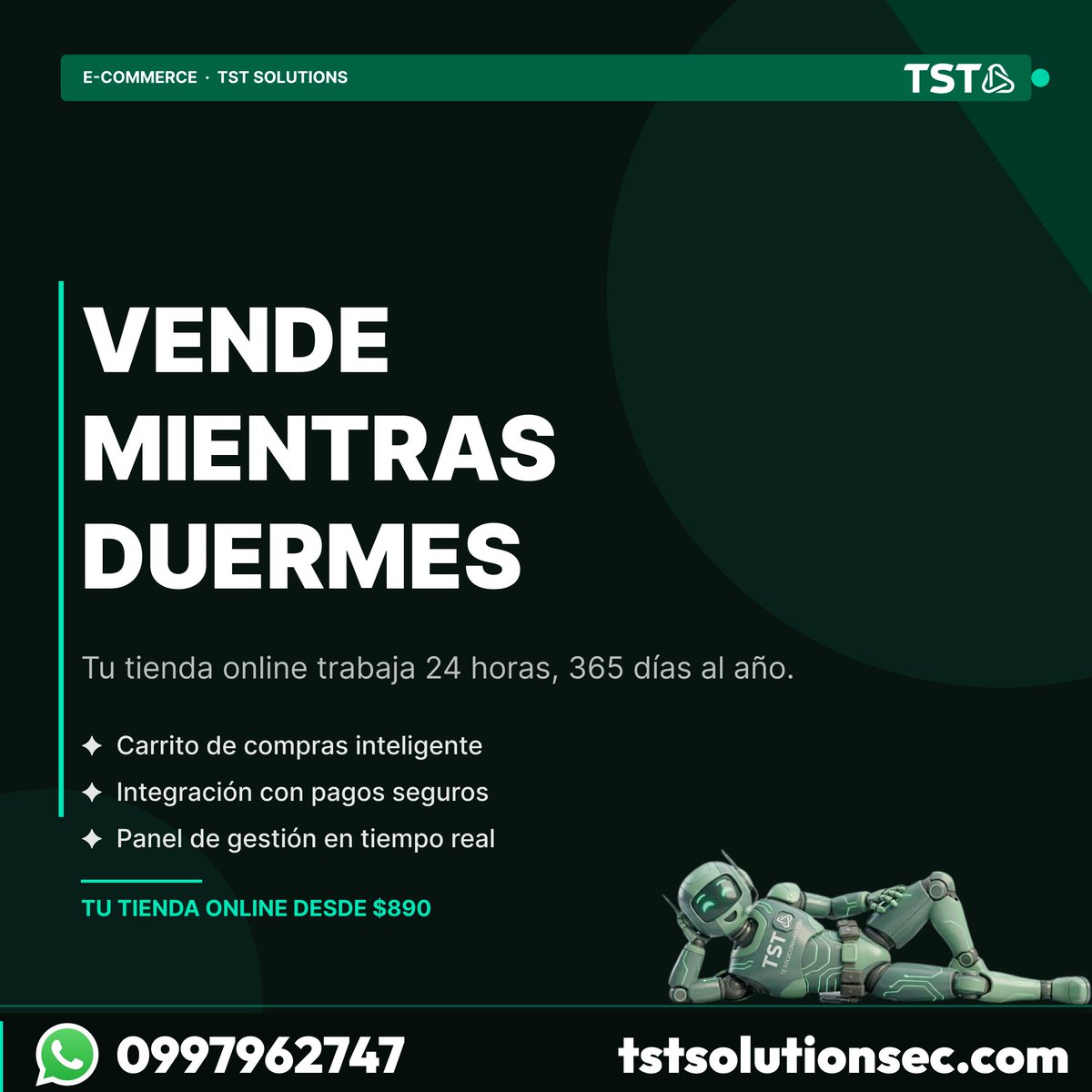 TSTsolutions_ec's tweet photo. Tu competencia ya está online.
¿Y tú? 🚀
Webs profesionales, ERP, automatización, SEO, e-commerce y sistemas a medida para empresas que quieren crecer de verdad.

💻 TST SOLUTIONS
🌐 https://t.co/7Sdr4lbVeJ
📲 0997962747

#TSTSolutions #DesarrolloWeb #Software #ERP https://t.co/jllzwYr8bb