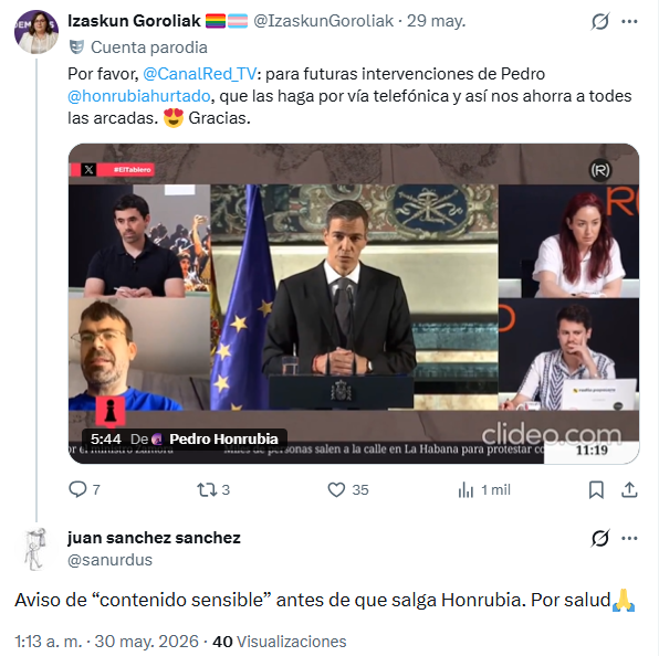 Pedro Honrubia tweet media