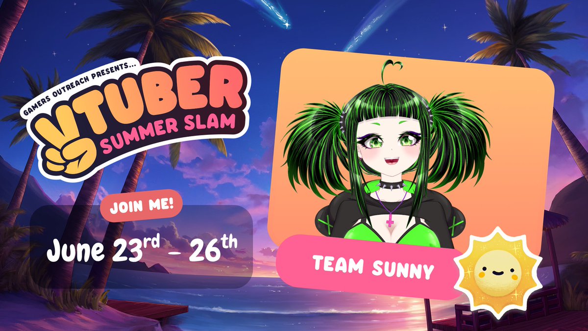 AVexedFrog's tweet photo. Hi everyone, I'm so happy that I get to participate in another Vtuber Summer Slam! Thank you, @GamersOutreach for inviting me again this year! Let's make some money for the kids! ☀️🐸 #VtuberSS2026 https://t.co/rhEFY69rgE