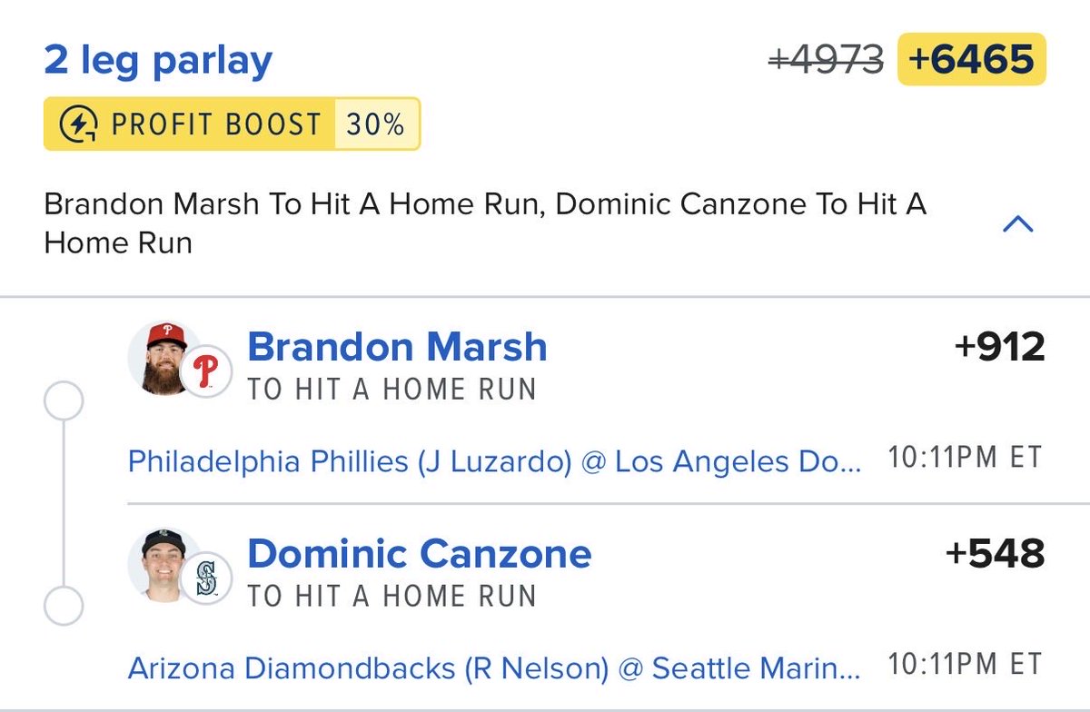 WizPicks__'s tweet photo. Both legs at 10:11 ET. Get the popcorn ready, +6465 boosted live. 🌙🍿
#MLB #MLBPicks #GamblingX #HomeRun #PropBets #LateNightSlate
Why not keep it simple?🍀 https://t.co/dHgkXlaGpY